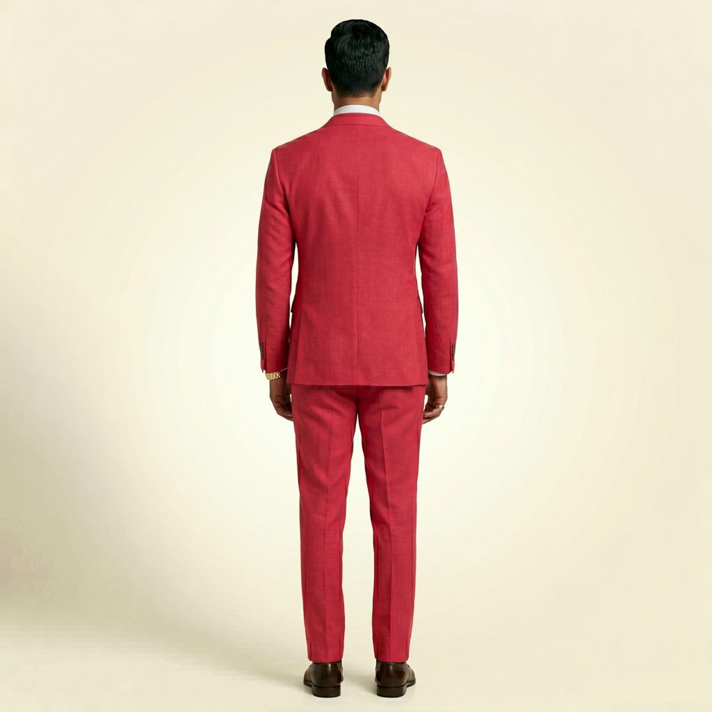 Couture Crimson Red – Premium Men’s Full Suit