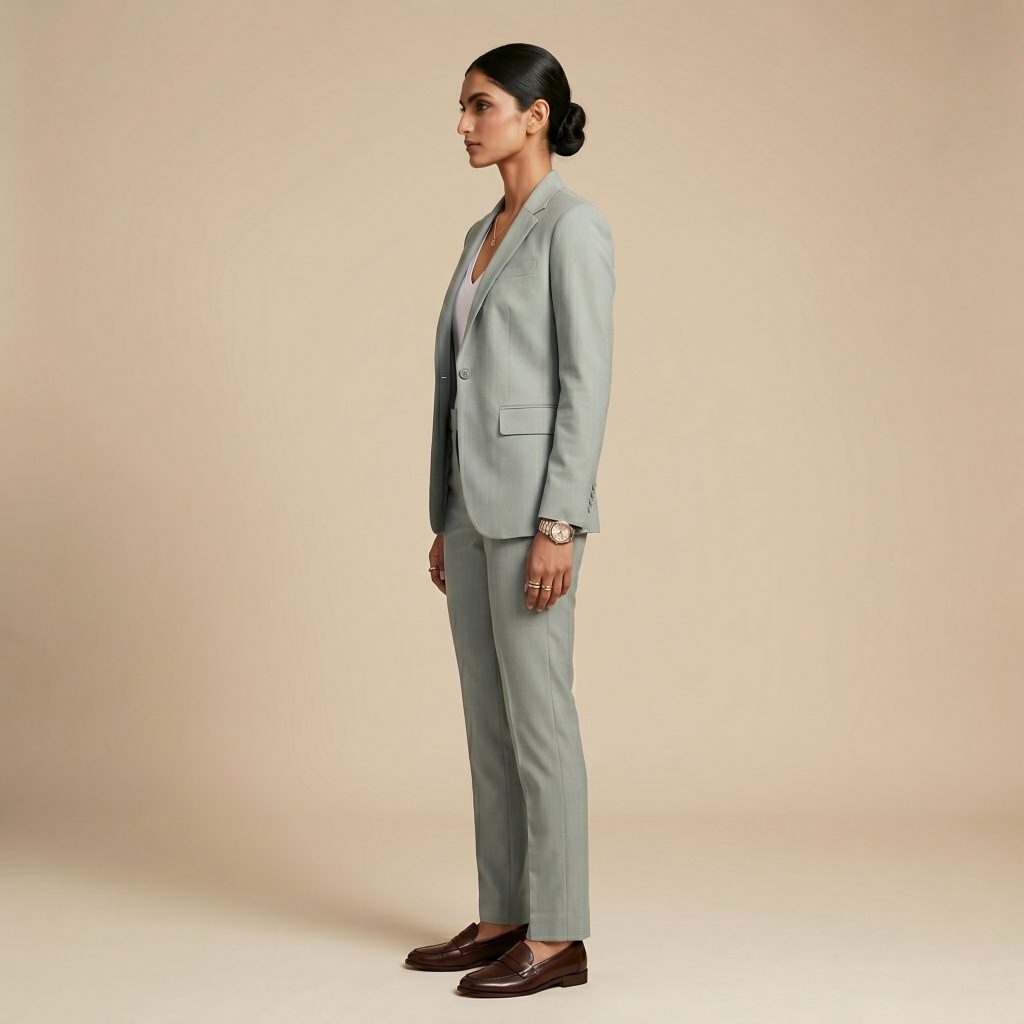 Premium Silver Grey – Premium Women’s Full Suit