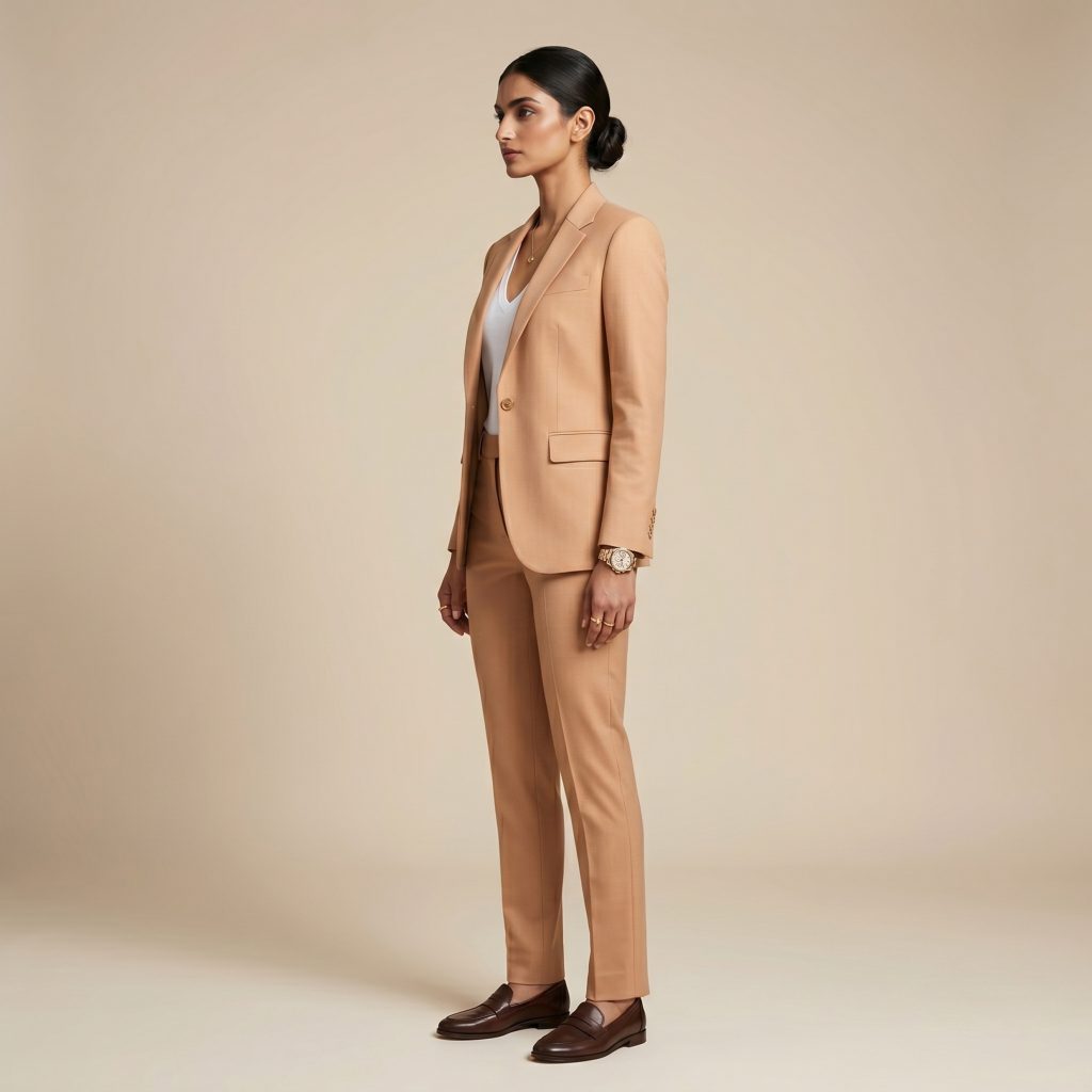 Majestic Terracotta – Premium Women’s Full Suit