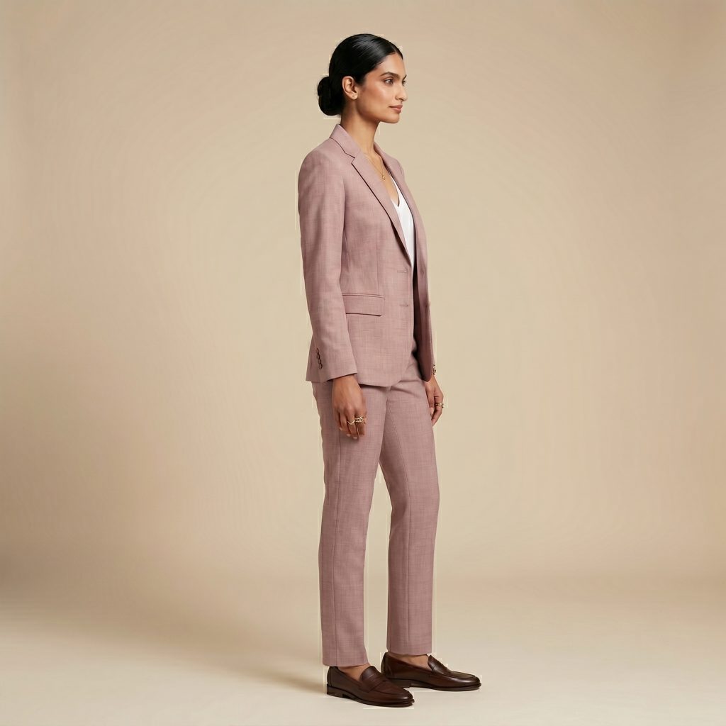 Exquisite Terracotta – Premium Women’s Full Suit