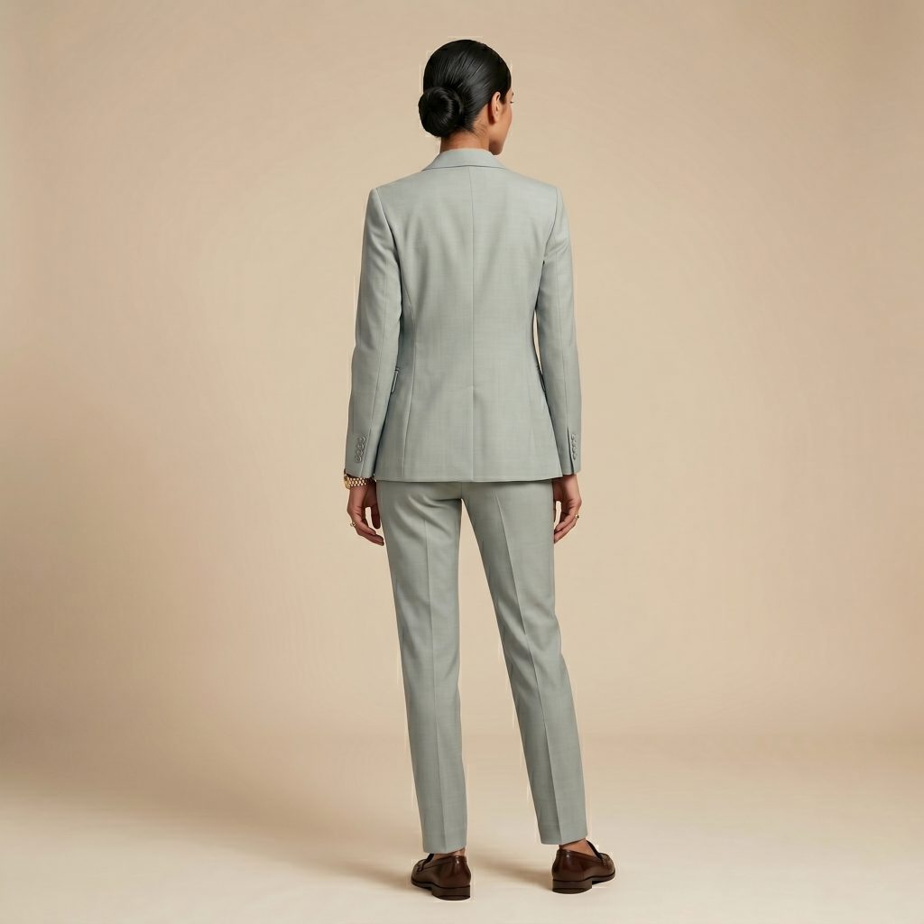 Premium Silver Grey – Premium Women’s Full Suit