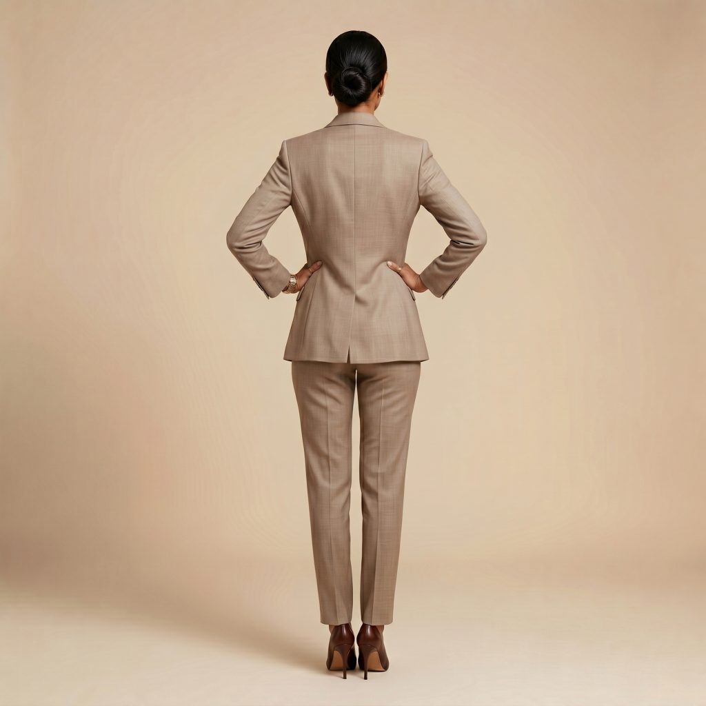 Refined Dusty Rose – Premium Women’s Full Suit