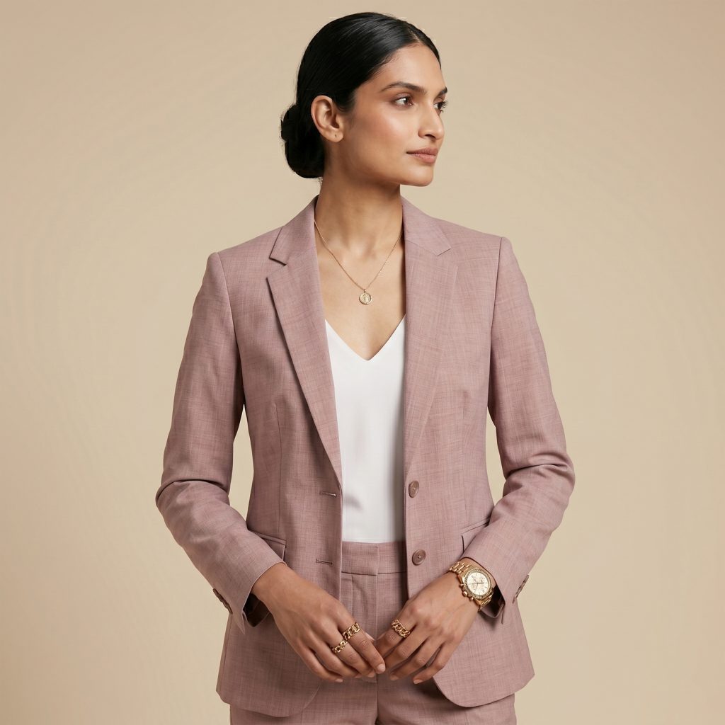Exquisite Terracotta – Premium Women’s Full Suit
