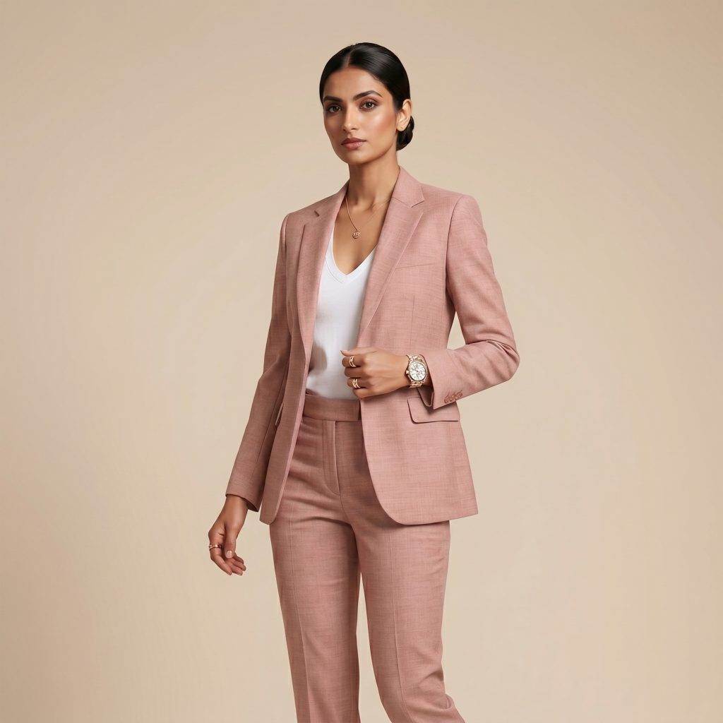 Heritage Dusty Rose – Premium Women’s Full Suit