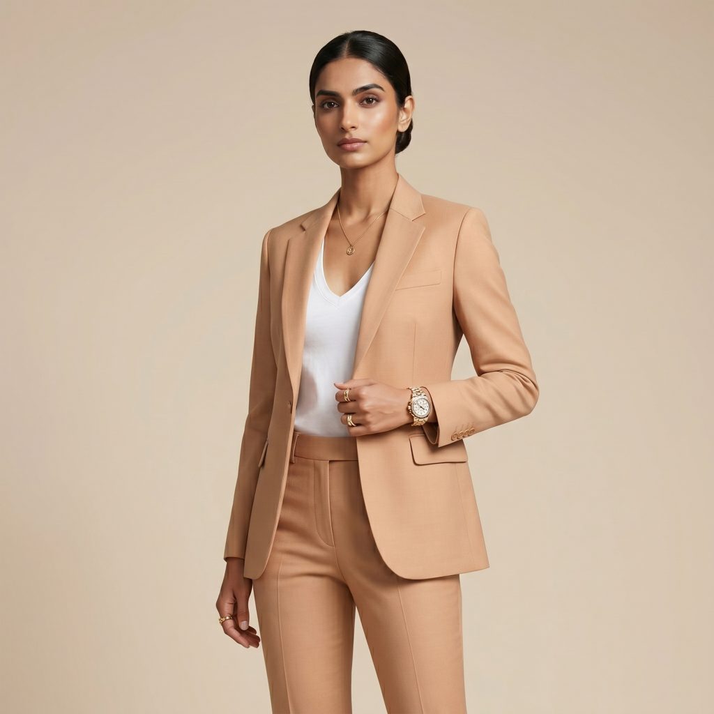Majestic Terracotta – Premium Women’s Full Suit