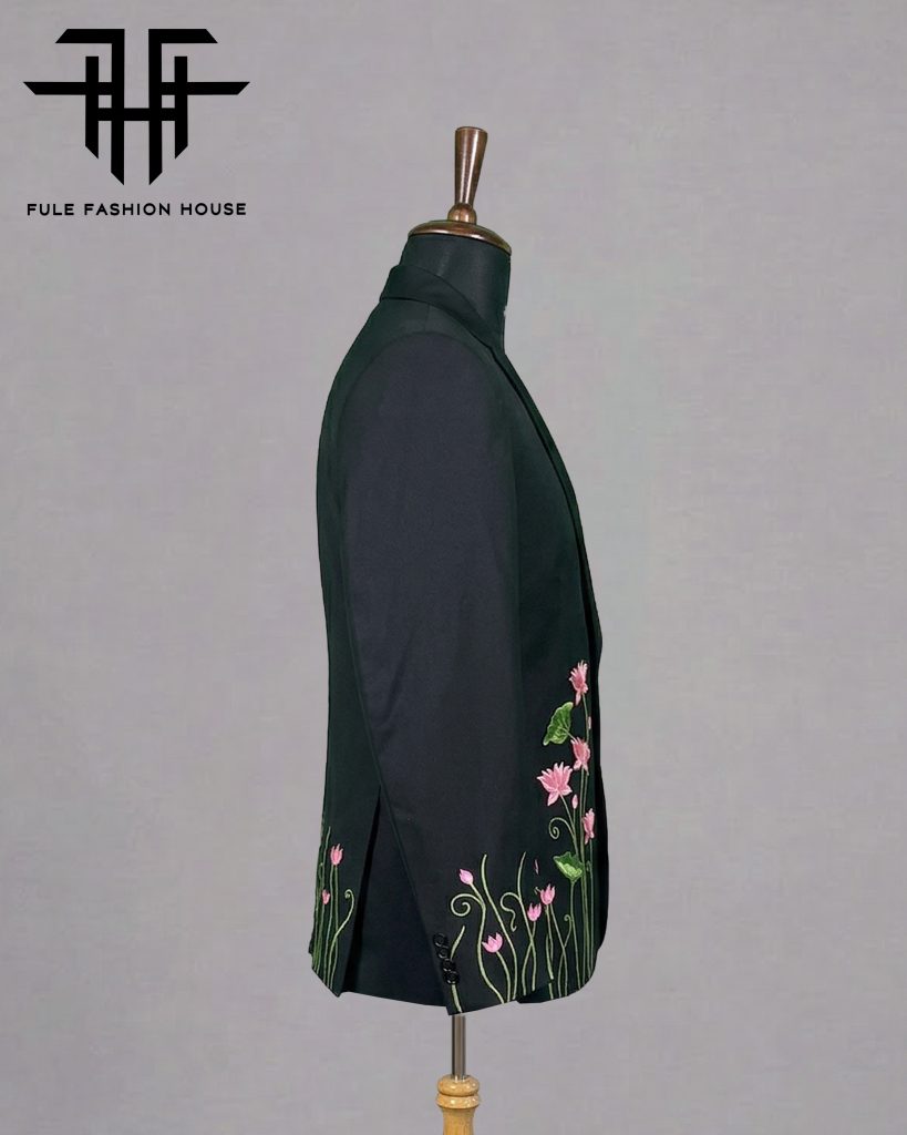 Couture Dark Espresso – Luxury Embroidered Full Suit