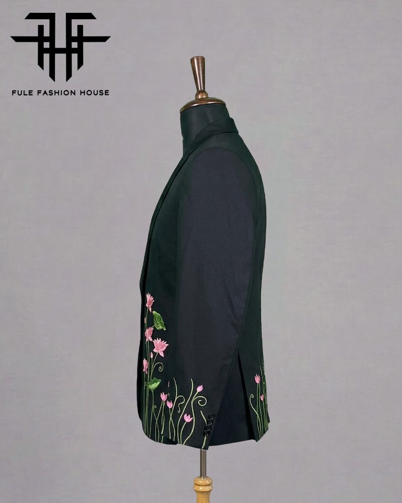 Couture Dark Espresso – Luxury Embroidered Full Suit