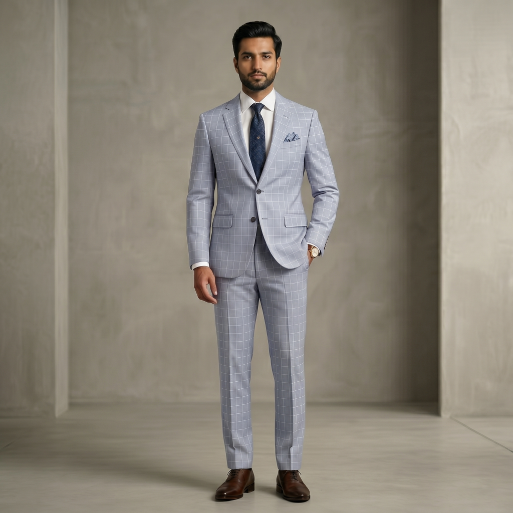 Couture Cool Slate – Premium Men’s Full Suit