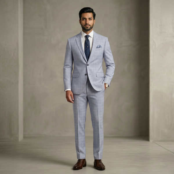 Couture Cool Slate – Premium Men’s Full Suit