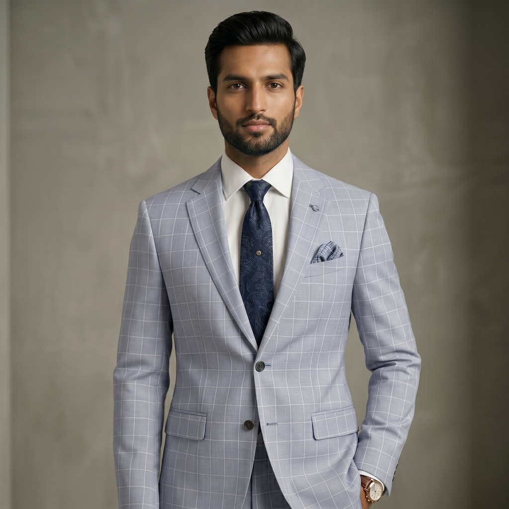 Couture Cool Slate – Premium Men’s Full Suit