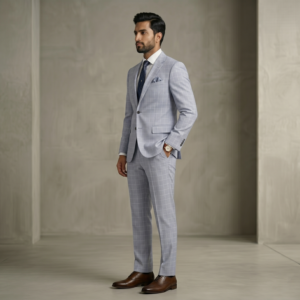 Couture Cool Slate – Premium Men’s Full Suit
