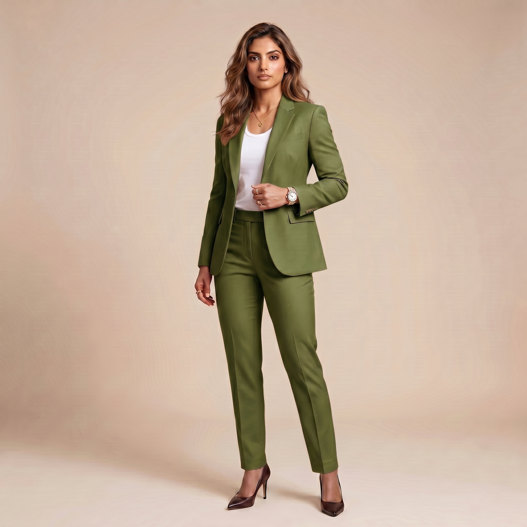 Royal Walnut Brown – Premium Women’s Full Suit
