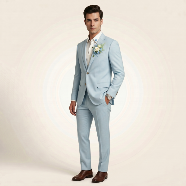 Heritage Warm Grey – Premium Men’s Full Suit