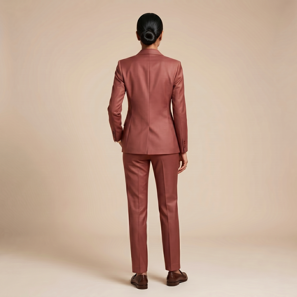 Regal Crimson Red – Premium Women’s Full Suit