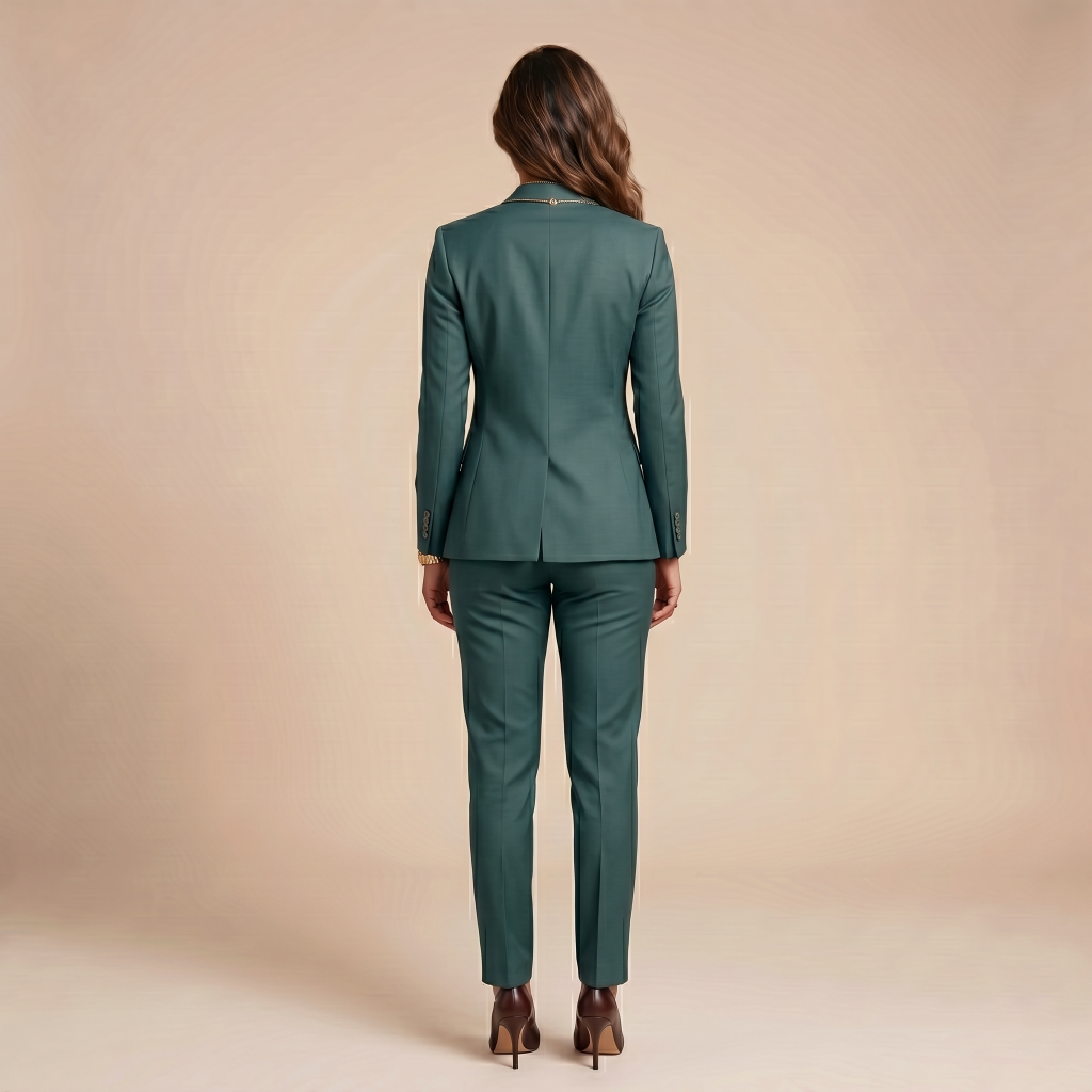 Elite Teal Green – Premium Women’s Full Suit