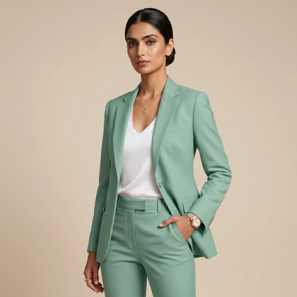 Grand Mint Sage – Premium Women’s Full Suit