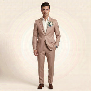 Regal Dusty Rose – Premium Men's Full Suit