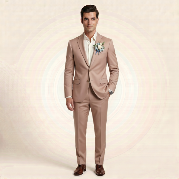 Regal Dusty Rose – Premium Men’s Full Suit