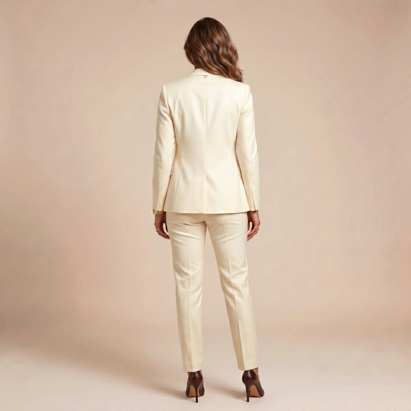 Couture Champagne Rose – Premium Women’s Full Suit