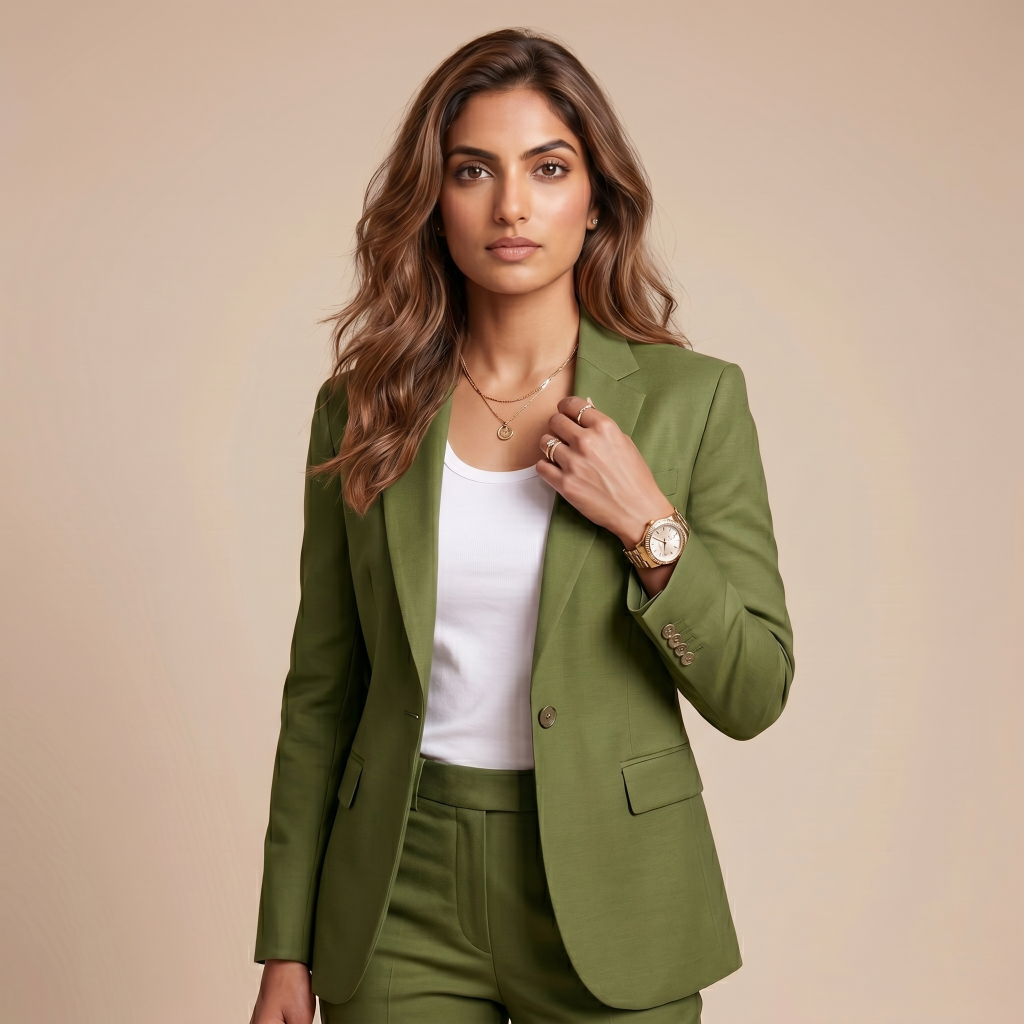 Royal Walnut Brown – Premium Women’s Full Suit