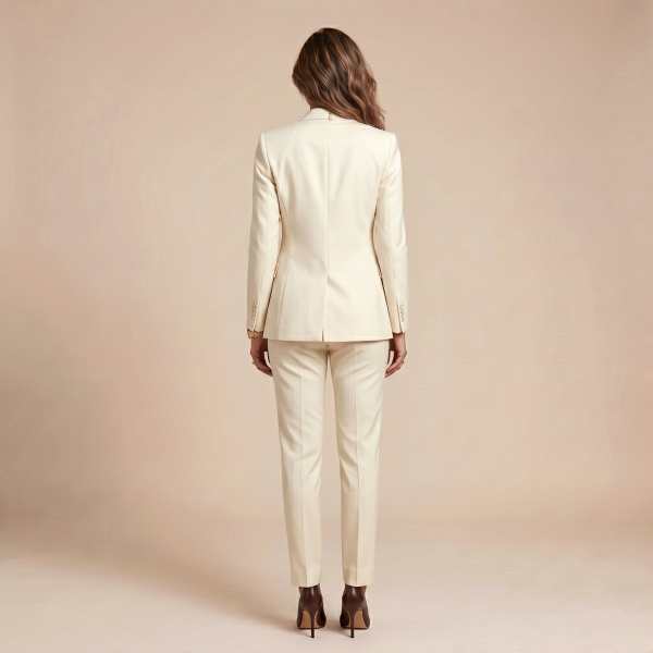 Elite Champagne Rose – Premium Women’s Full Suit
