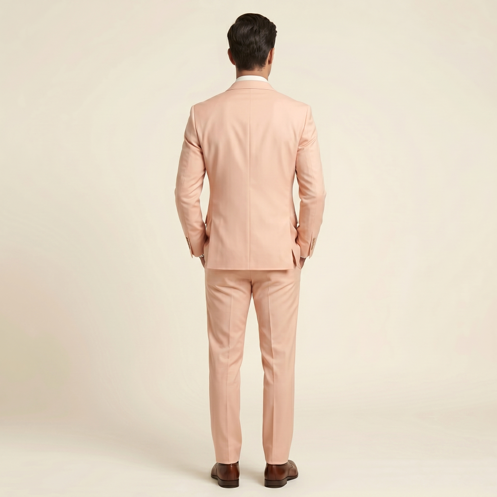 Elite Champagne Rose – Premium Men’s Full Suit
