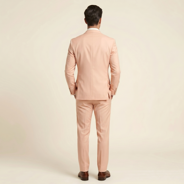 Elite Champagne Rose – Premium Men’s Full Suit