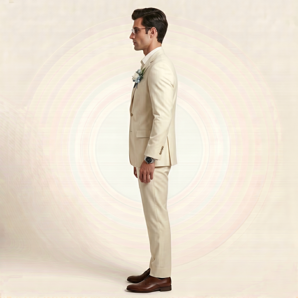 Imperial Champagne Rose – Premium Men’s Full Suit