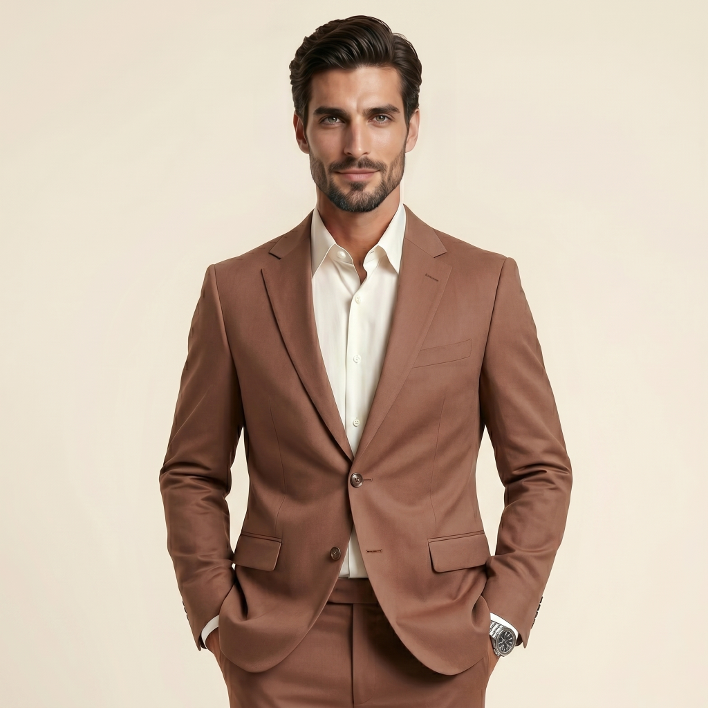 Grand Terracotta – Premium Men’s Full Suit