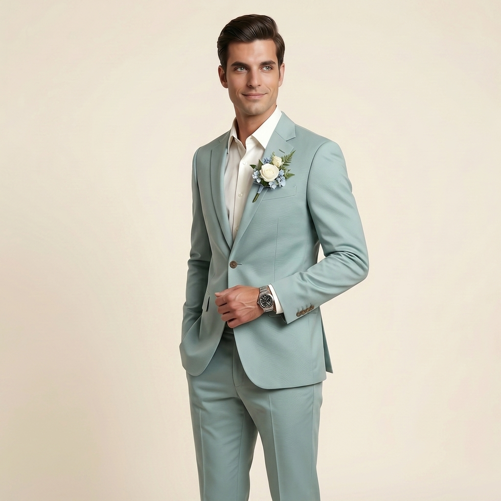 Majestic Warm Taupe – Premium Men’s Full Suit