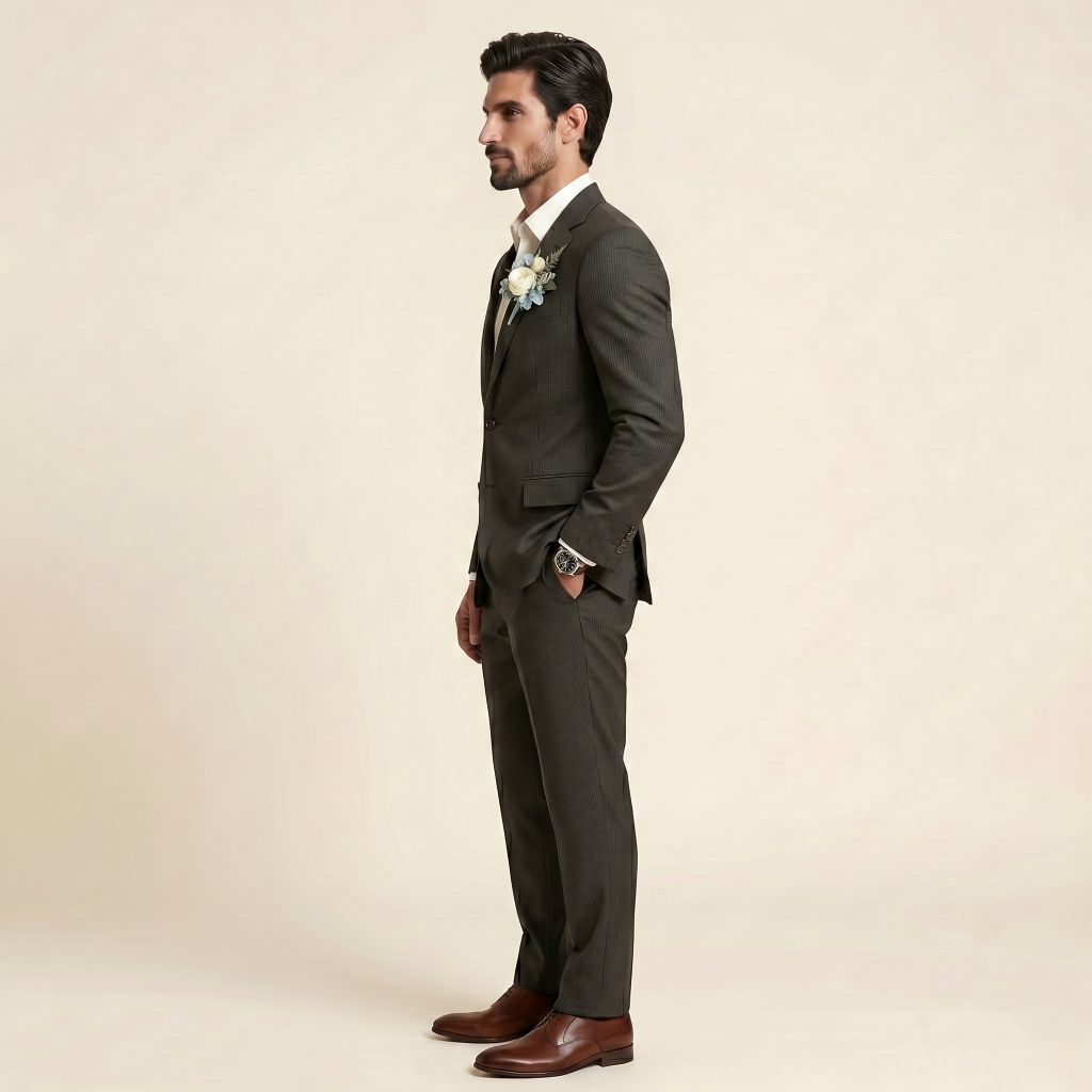 Exquisite Dark Espresso – Premium Men’s Full Suit