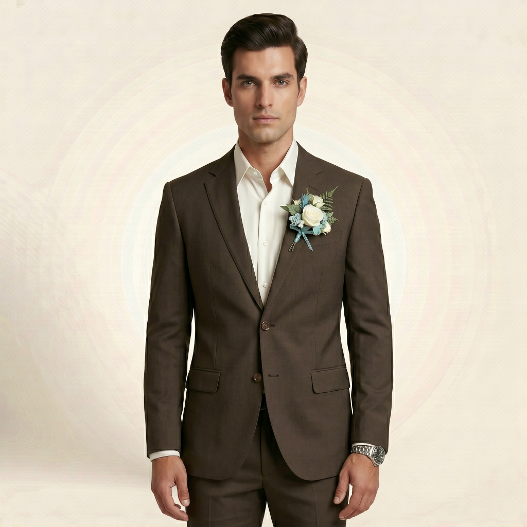 Elite Dark Espresso – Premium Men’s Full Suit