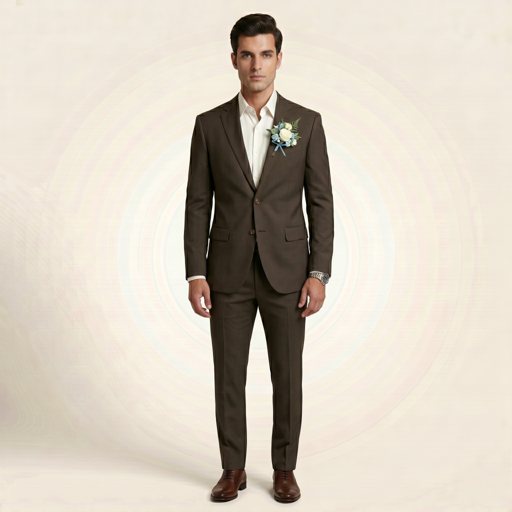 Elite Dark Espresso – Premium Men’s Full Suit