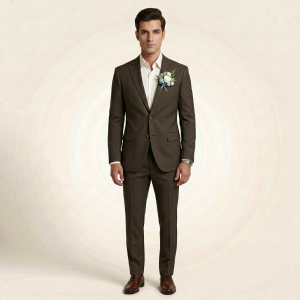 Elite Dark Espresso – Premium Men's Full Suit