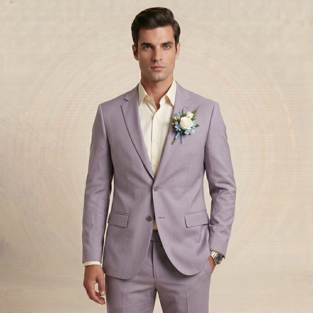Artisan Rose Mauve – Premium Men’s Full Suit