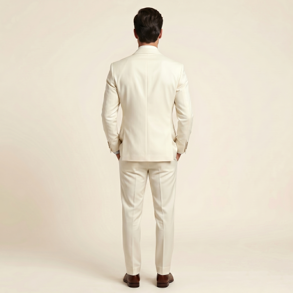 Exquisite Champagne Rose – Premium Men’s Full Suit