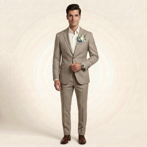 Royal Mocha Brown – Premium Men's Full Suit