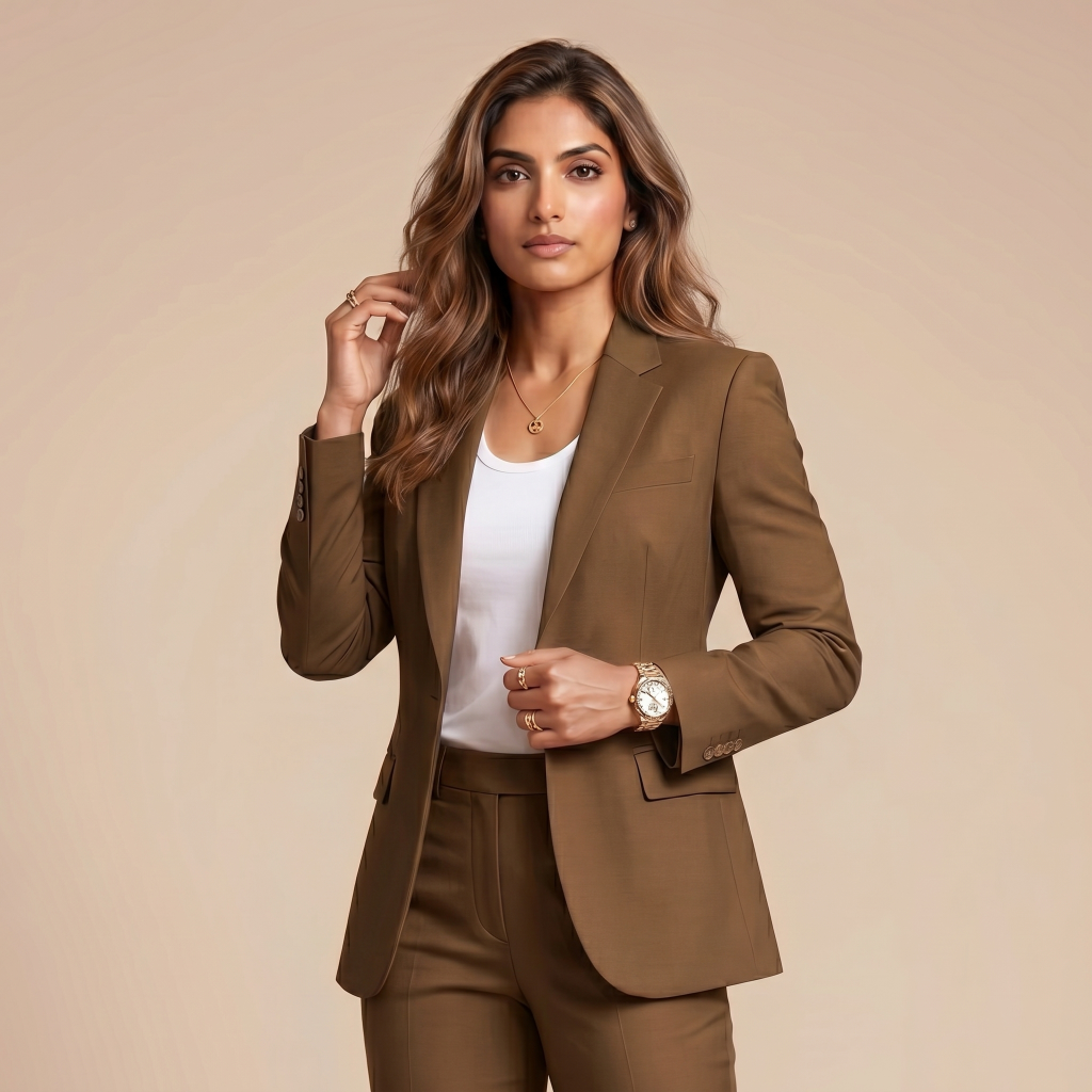 Luxury Merlot – Premium Women’s Full Suit