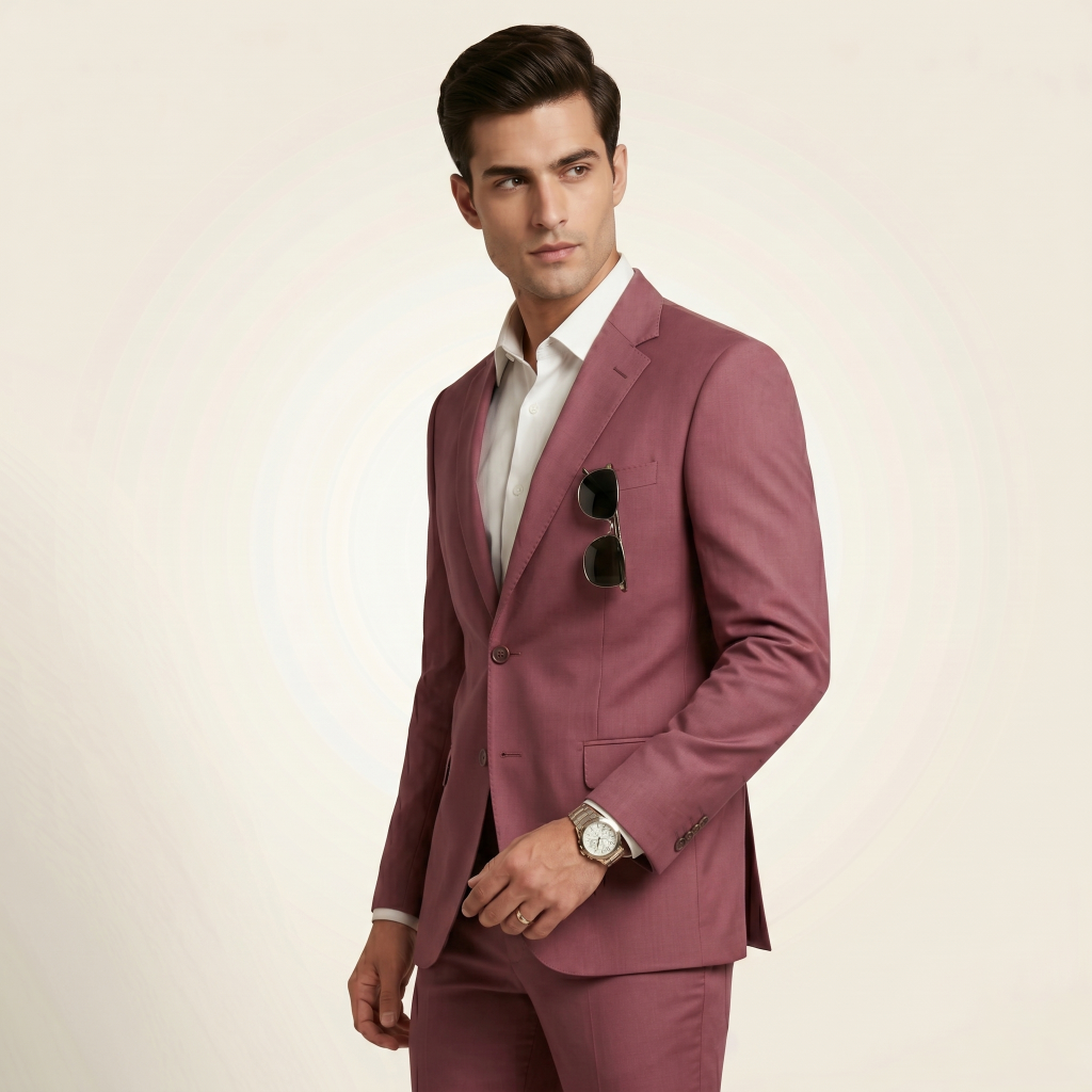 Exquisite Merlot – Premium Men’s Full Suit