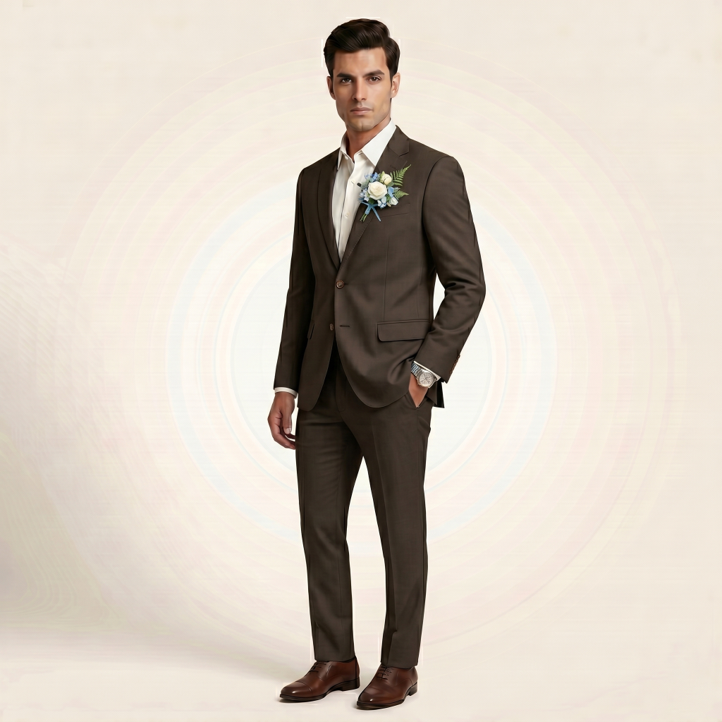 Elite Dark Espresso – Premium Men’s Full Suit
