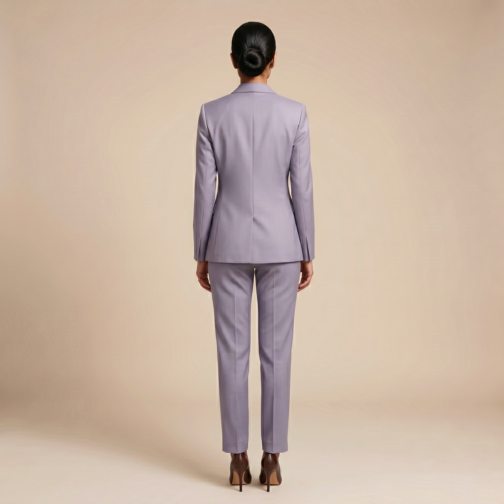 Refined Warm Taupe – Premium Women’s Full Suit