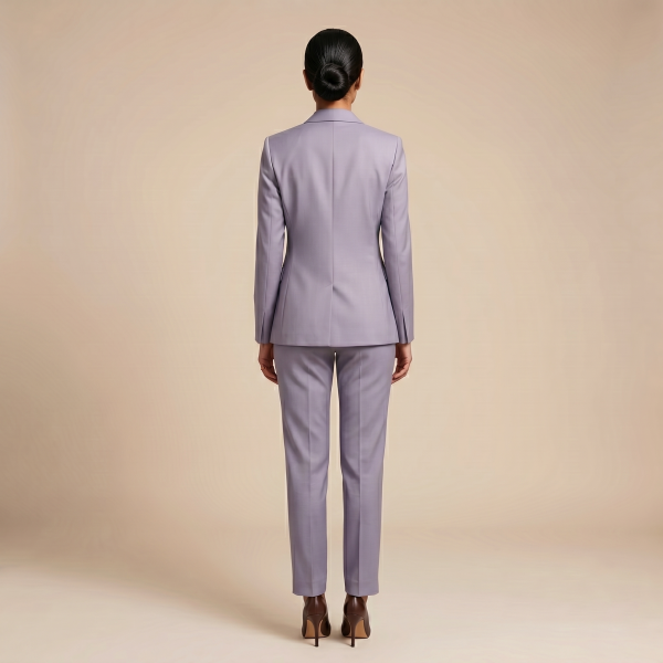 Refined Warm Taupe – Premium Women’s Full Suit