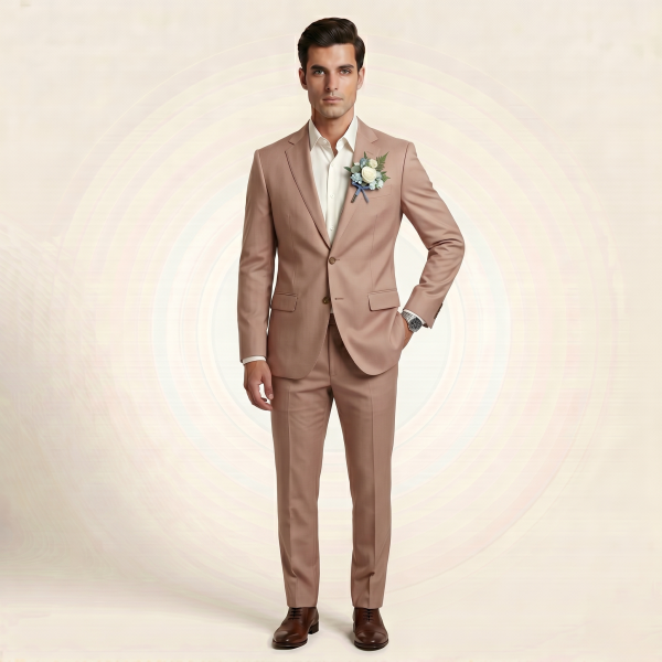 Opulent Dusty Rose – Premium Men’s Full Suit