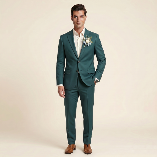 Heritage Steel Blue – Premium Men’s Full Suit