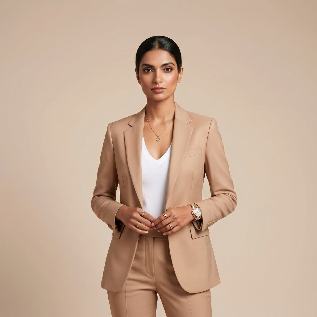 Premium Champagne Rose – Premium Women’s Full Suit