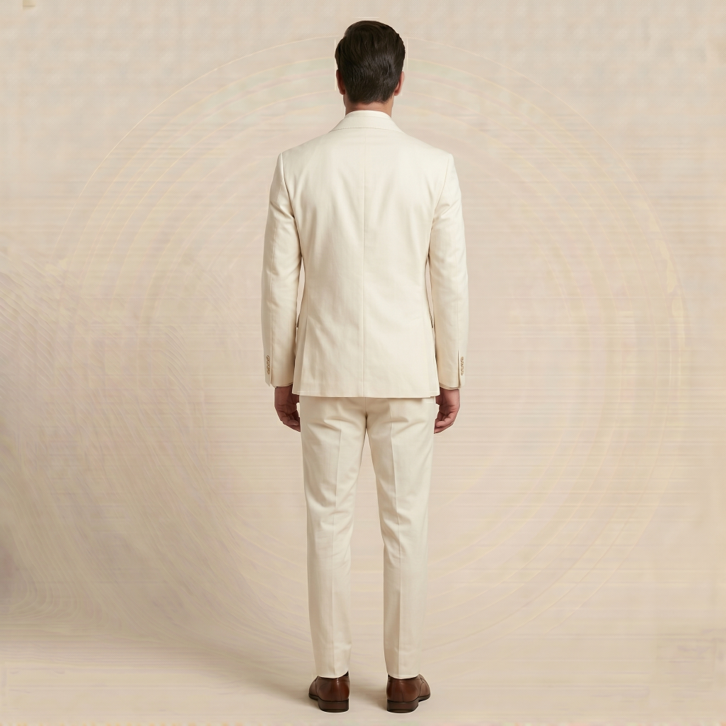 Signature Champagne Rose – Premium Men’s Full Suit