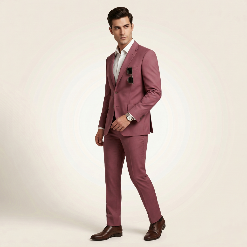 Exquisite Merlot – Premium Men’s Full Suit