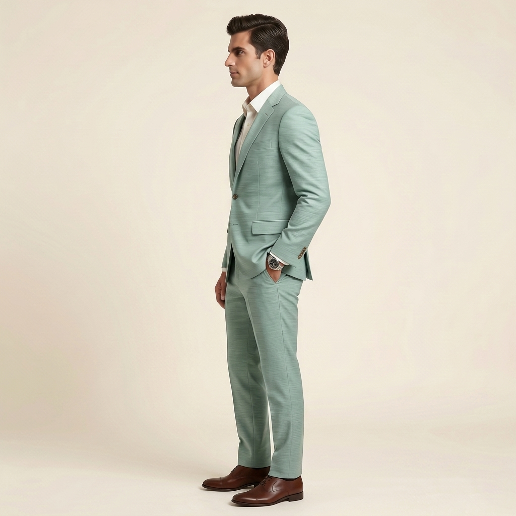 Majestic Warm Taupe – Premium Men’s Full Suit