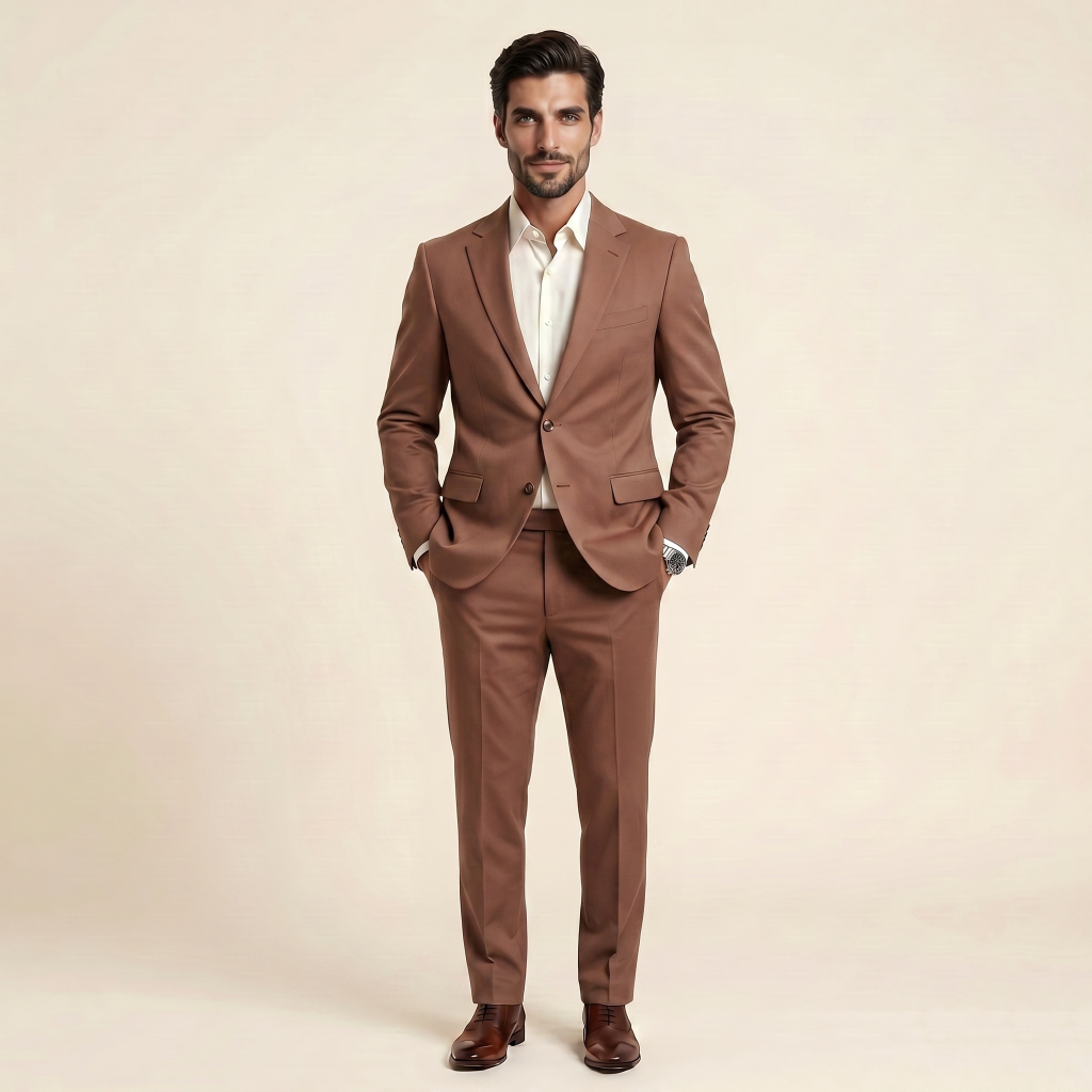 Grand Terracotta – Premium Men’s Full Suit