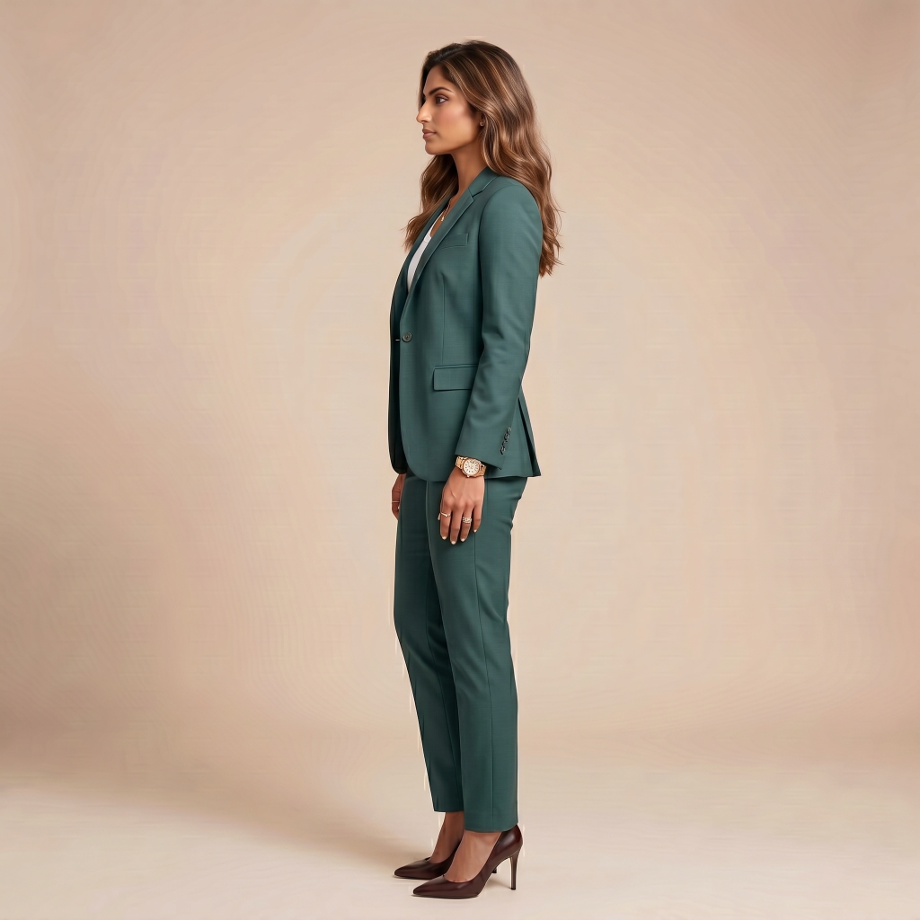 Elite Teal Green – Premium Women’s Full Suit